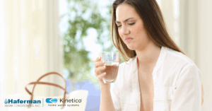 Woman Disgusted with Sulfur Water