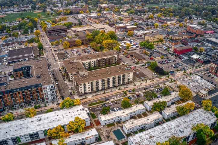 hopkins mn aerial view